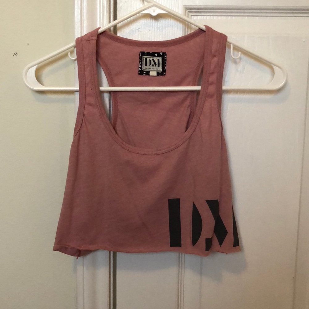 Pink dance makers crop top
